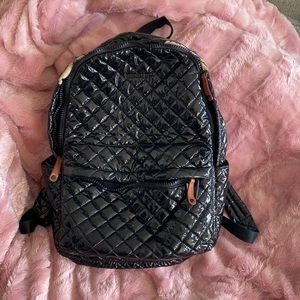 MZ Wallace Black Patent backpack